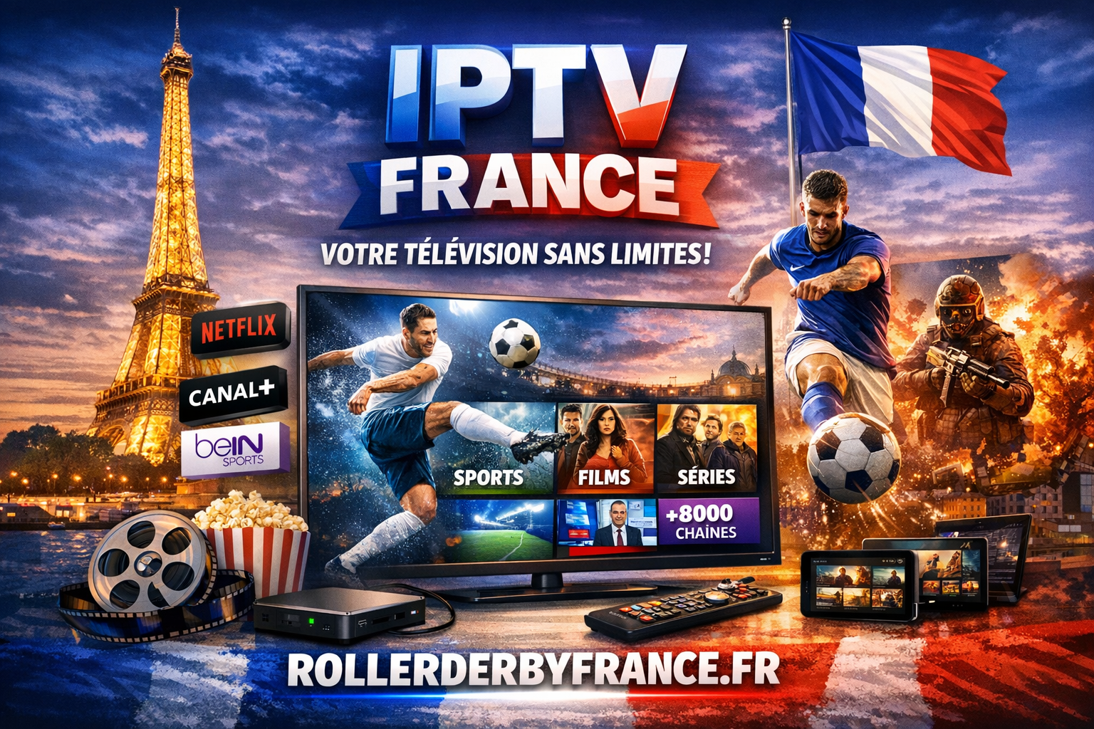 Abonnement IPTV France Premium avec M3U IPTV HD 4K