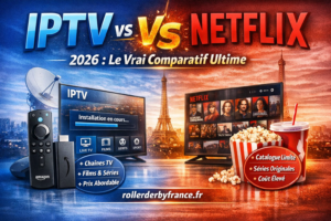IPTV vs Netflix 2026 comparatif prix chaînes